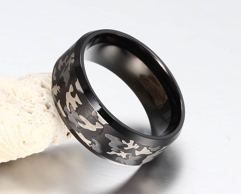 Sanskrit Ohm Stainless Steel Ring Men - Mubimart