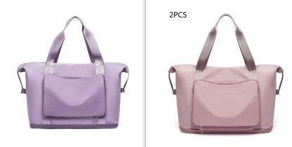 Foldable Large Capacity Women Gym Bags Shoulder Bag Women Training Travel Handle Handbag Yoga Sport Crossbody Tote Bag Women - Mubimart