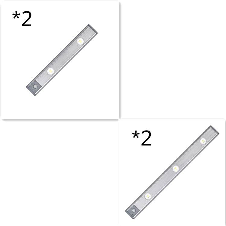 Motion Sensor Lamp Under The Cabinet Dimmable Cabinet Lamp Rechargeable Magnetic Suction Installation Kitchen Night Light Wardrobe Lamp - Mubimart