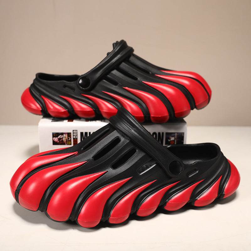 Outdoor Slipper With Thick Soles - Mubimart