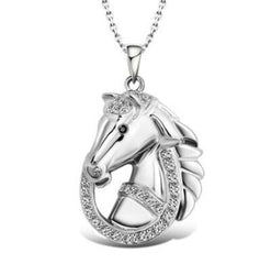 Horse To Success Mens Pendant Natal Zodiac Patron Saint Necklace