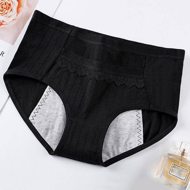 Panties For Menstruation Cotton Menstrual Panties Plus Size - Mubimart