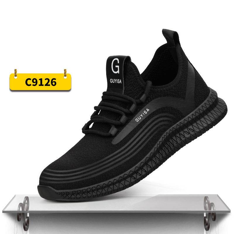 Indestructible Steel Toe Sneakers Men Women Lightweight Work Shoes Industrial Construction Shoes - Mubimart