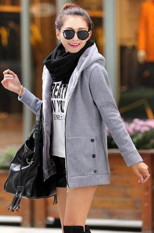 Plus Fat Plus Size Cardigan Sweater Coat Women - Mubimart