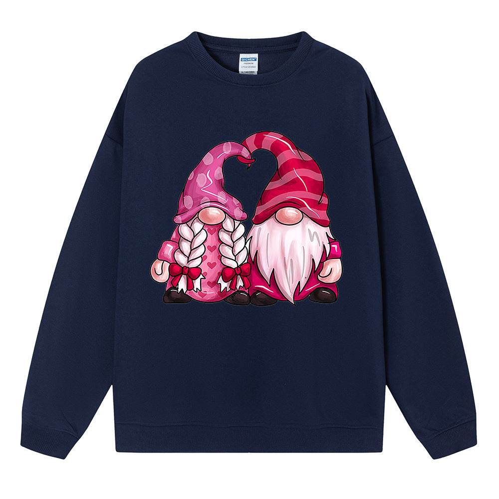 Casual Plus Size Crew Neck Pullover Sweatshirt Top - Mubimart