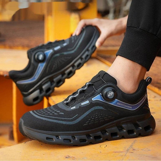 Anti-smashing Anti-penetration Steel Toe Breathable And Wearable Safety Shoes - Mubimart