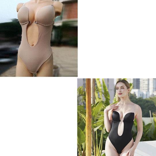 Shapewear one-piece halter underwear - Mubimart