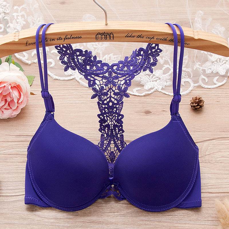 Japanese Lace Beauty Back Lingerie Bra - Mubimart