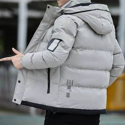 Men Fashion Casual Padded Down Jacket - Mubimart