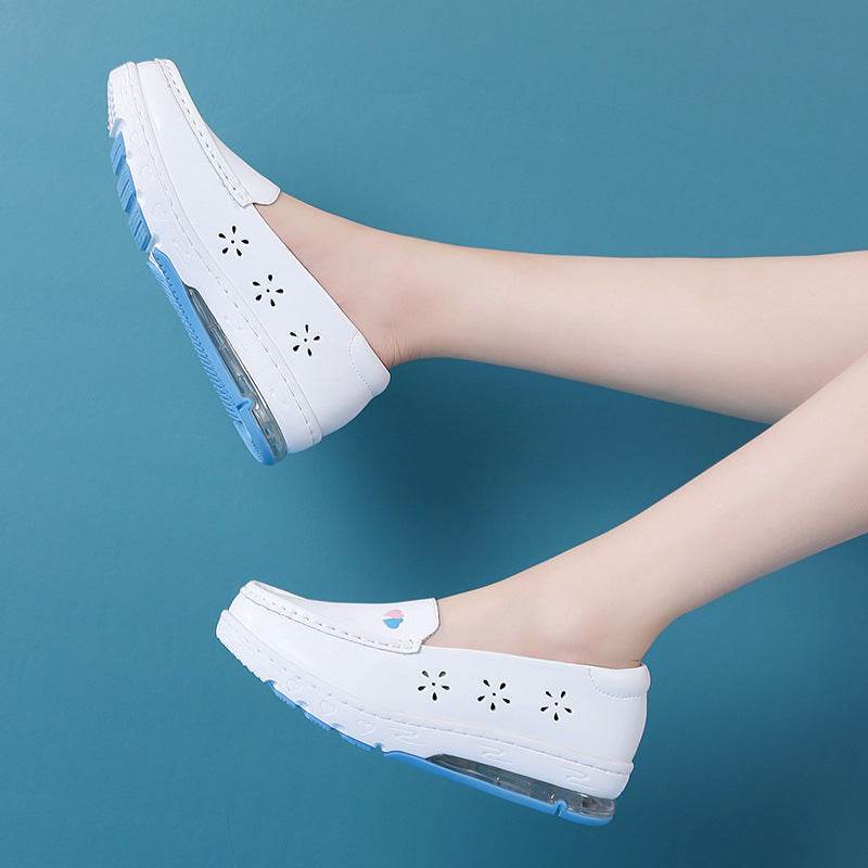 Women's Wedge Heel Comfortable Flat Work Shoes - Mubimart