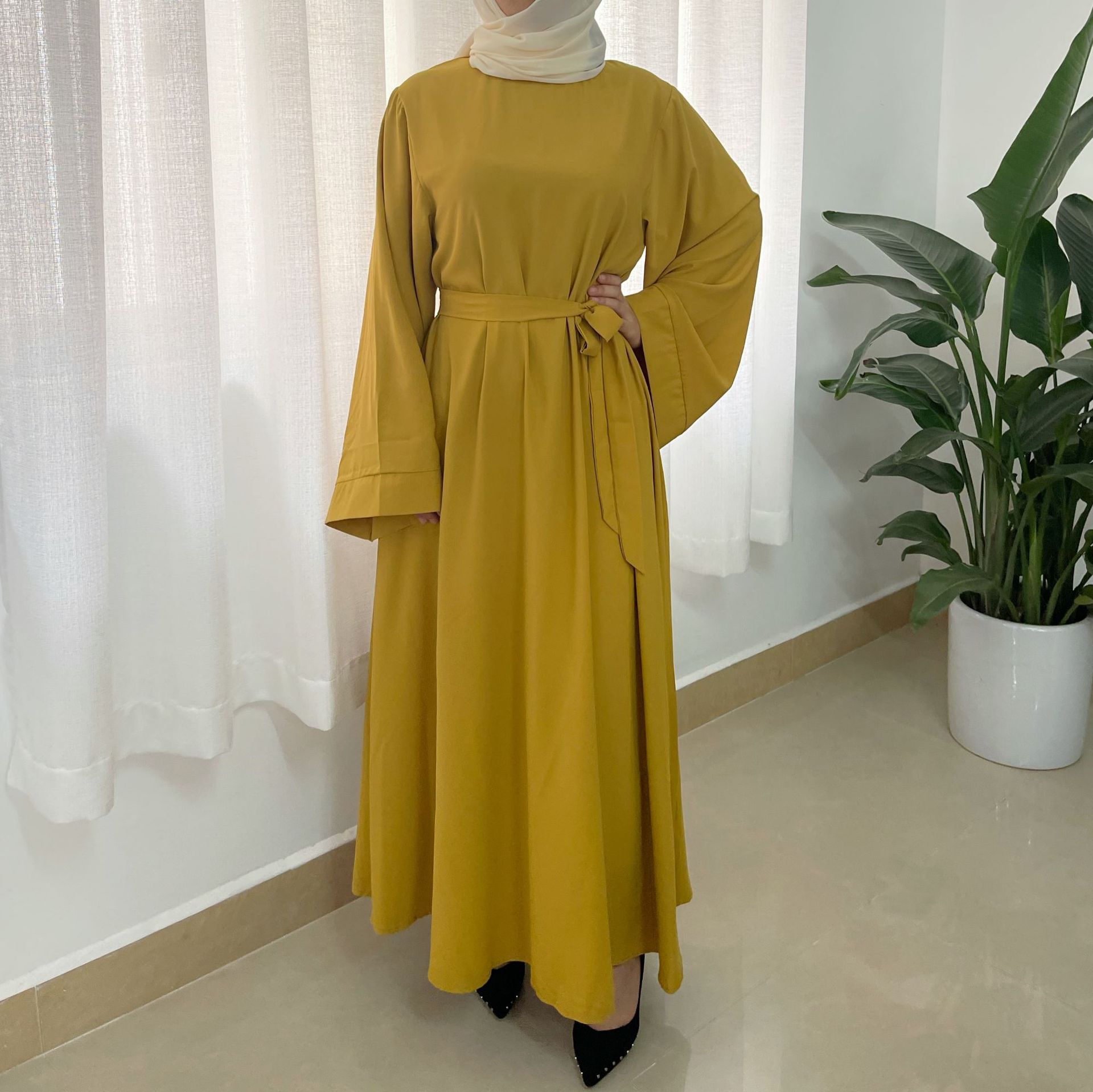 Robe Plus Size Muslim Dress - Mubimart -  