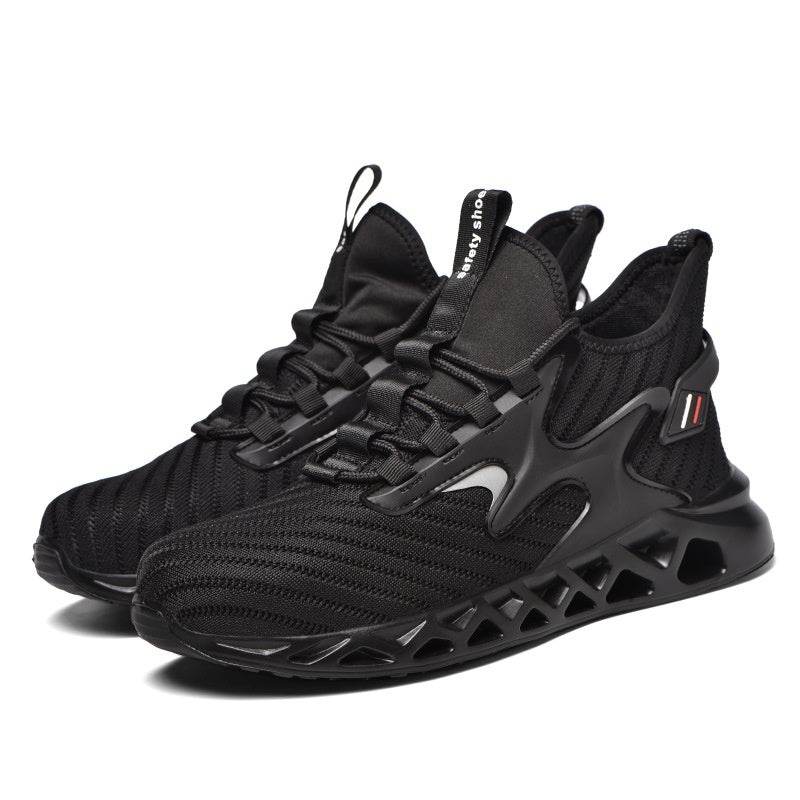 Anti Smashing And Anti Piercing Steel Toe Safety Shoes - Mubimart