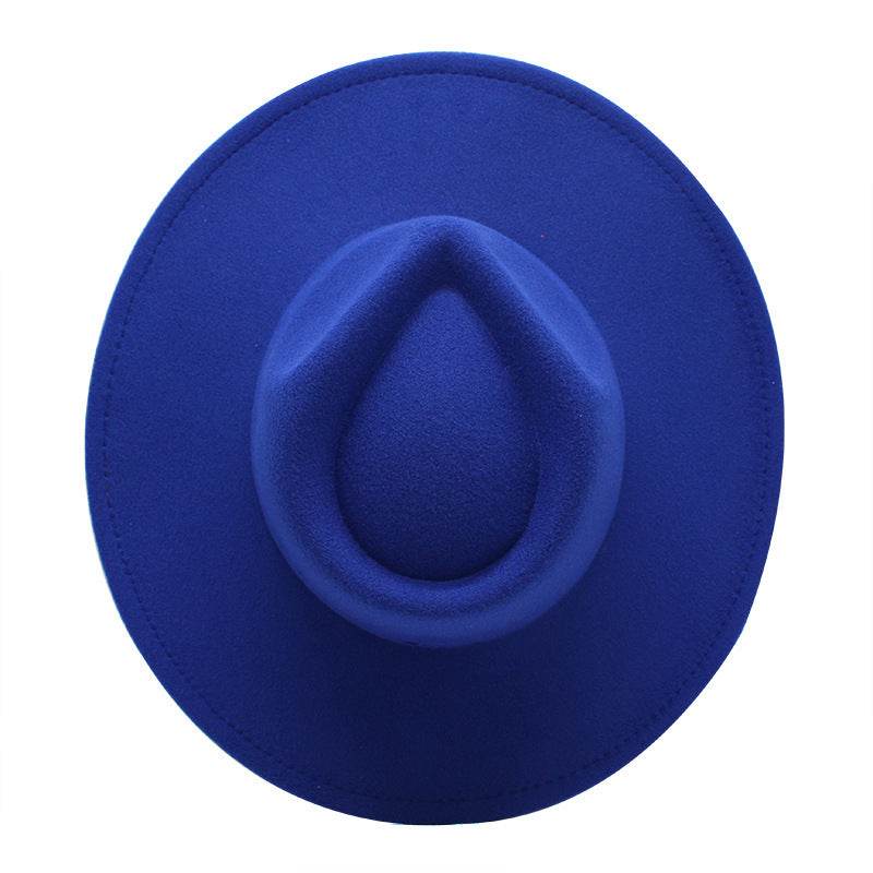 New Woolen Casual Fedora Hat - Mubimart
