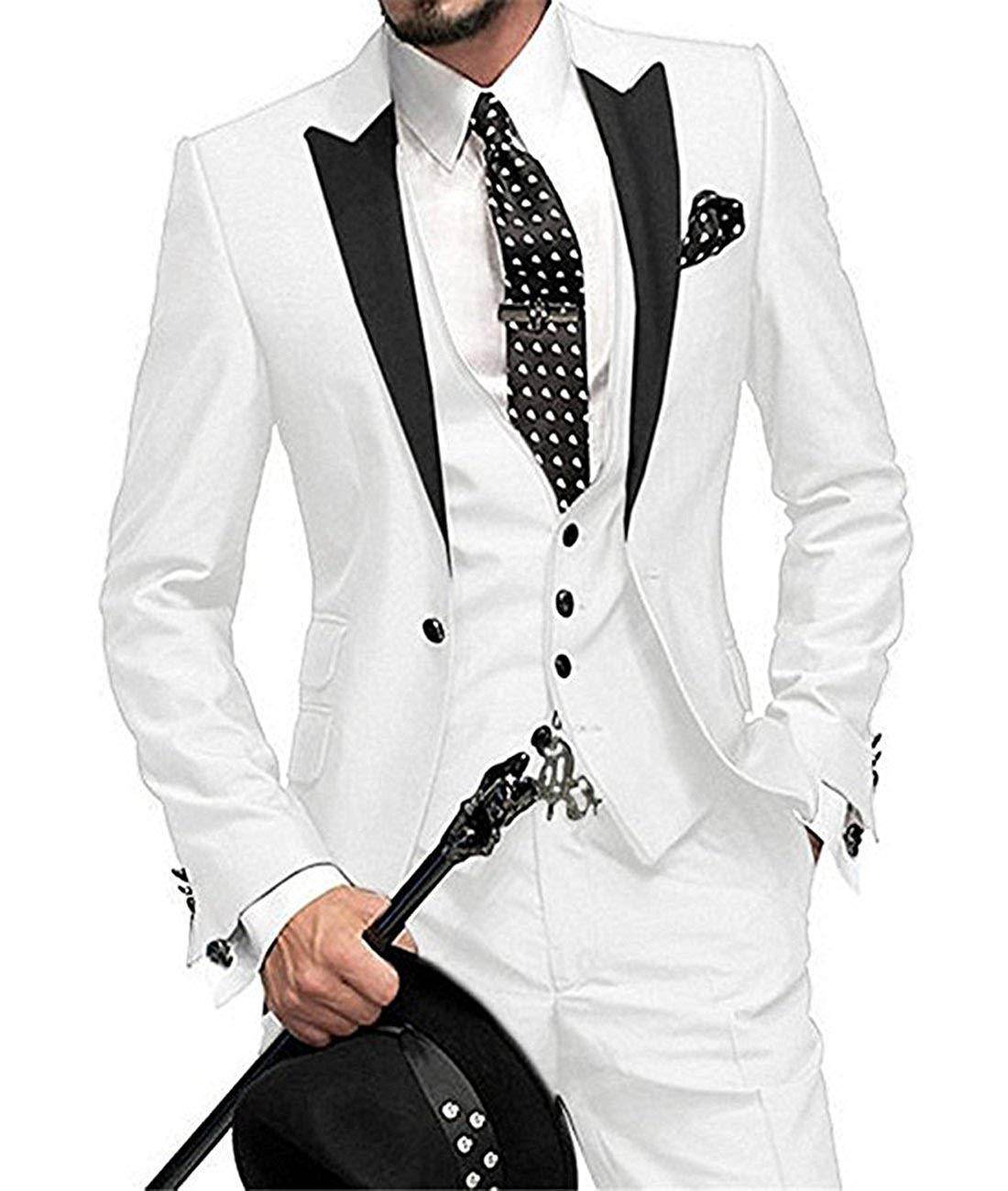 Men's Three-piece Suit Bridegroom Best Man Wedding Suit Men - Mubimart