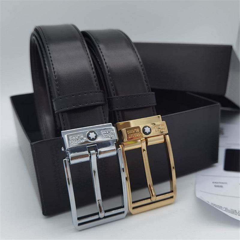 Six Pointed Star Pants Belt Youth Casual Fashion Mens Belt - Mubimart