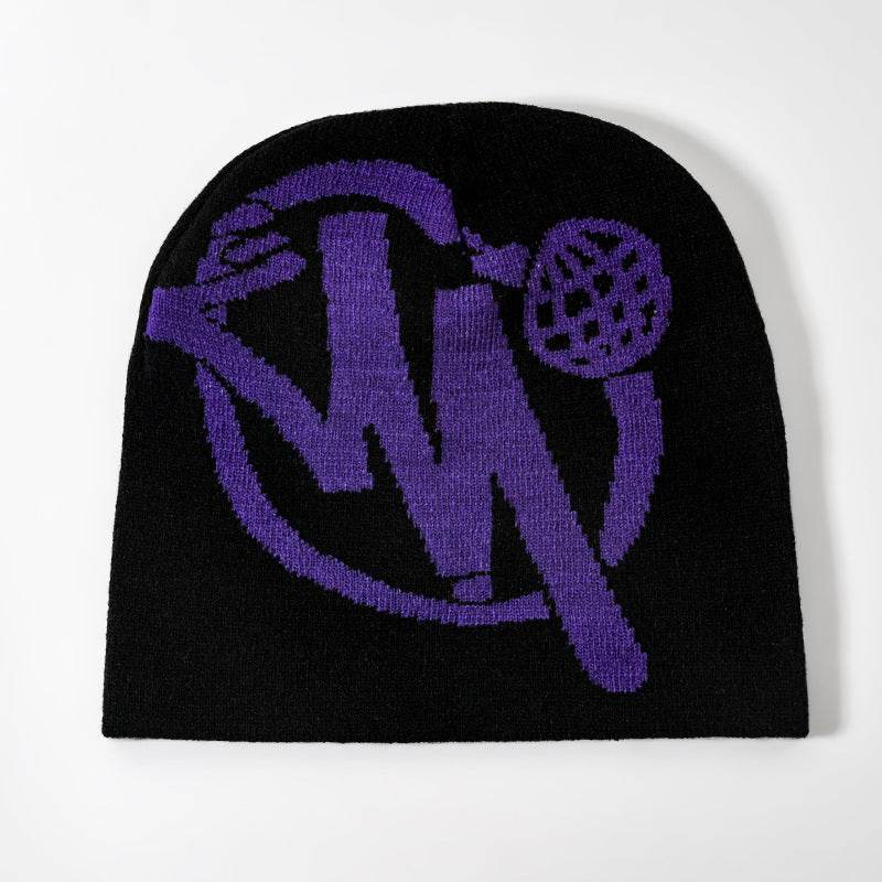 Cap Hip Hop Hat Double Layer Knitted Hat - Mubimart