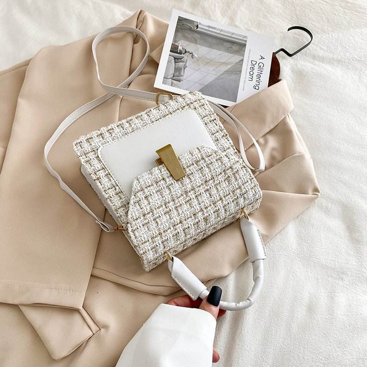 Messenger Bag Women Simple Casual Shoulder Bag - Mubimart