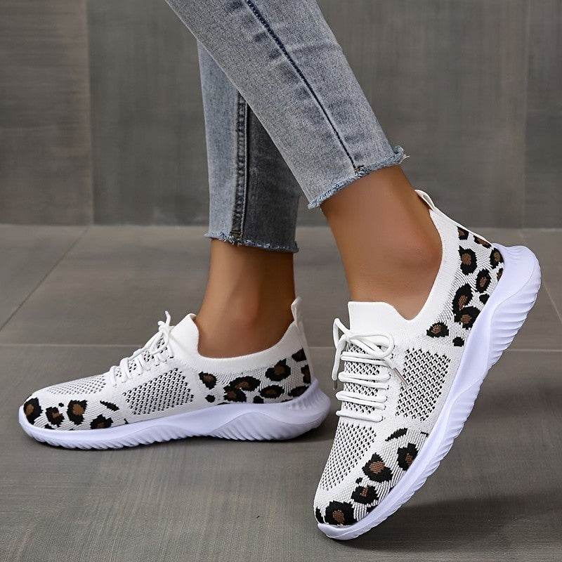 Women's Casual Sports Single-layer Shoes Flat Bottom Comfort Mesh - Mubimart