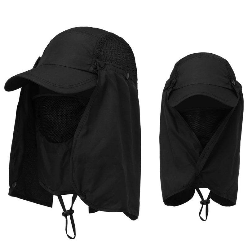 Custom-made Outdoor Hiking Sun Hats UV Protection Men's Fishing Riding Hats Sun Hats - Mubimart