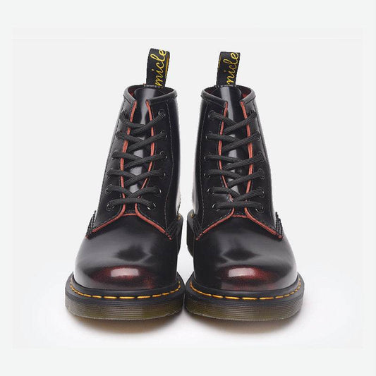 Mens And Womens High Top Couples British Style Lace Up Ankle Boots - Mubimart