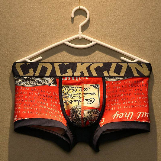 Men's Underwear Boxers Cotton Trendy - Mubimart