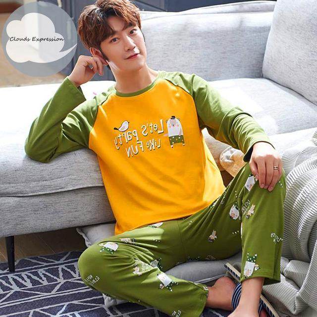 Leisure And Comfortable Pajama Suit - Mubimart