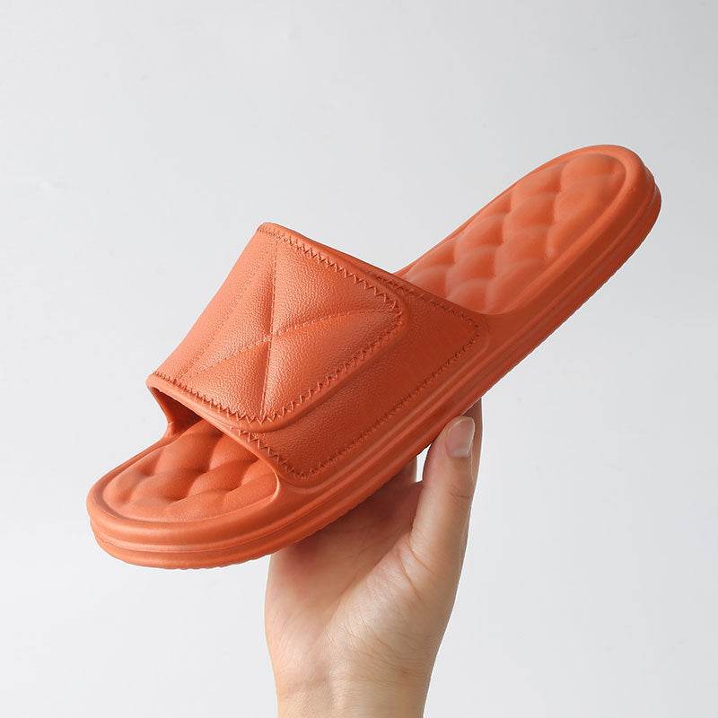 Summer Slippers Plaid Design Bathroom Slippers For Women Shoes - Mubimart