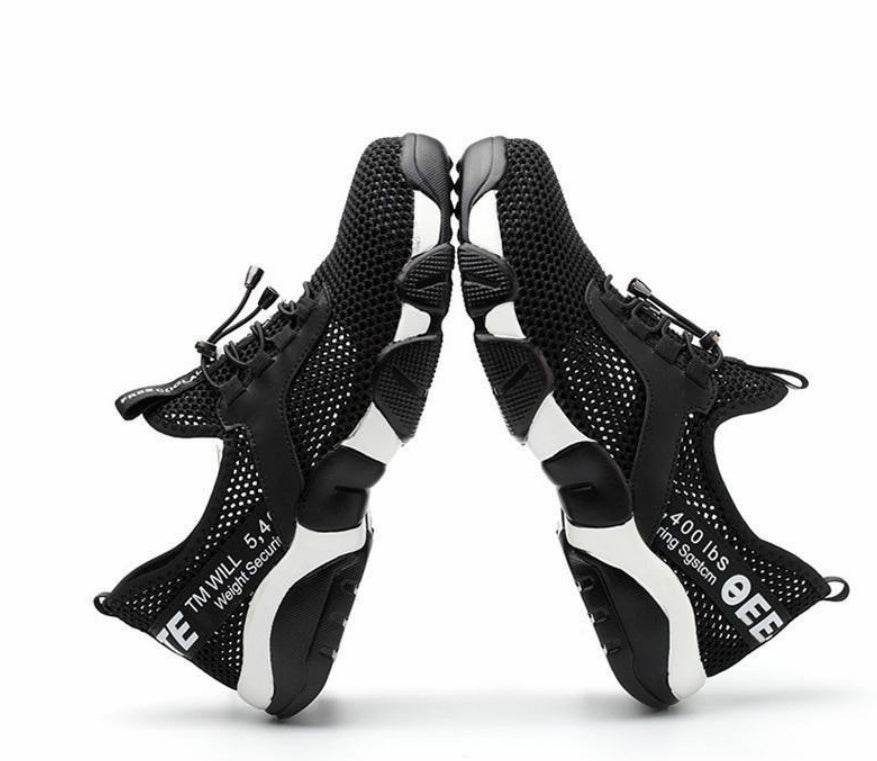 Breathable Net Work Safety Shoes Safety Shoes Work Shoes - Mubimart