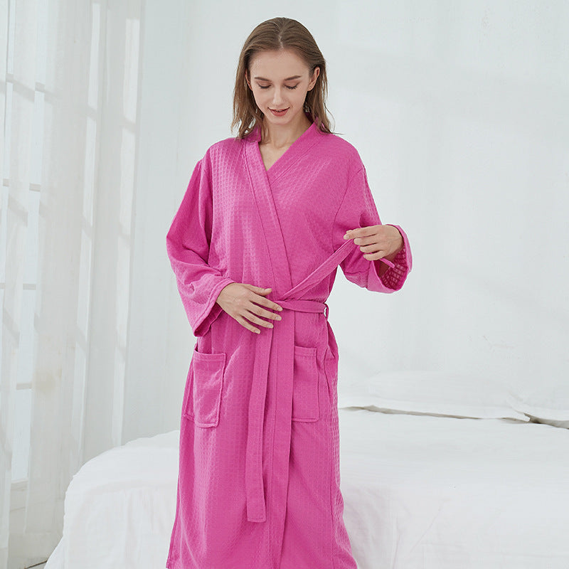 Couple Robes Sleepwear Women Men Loungewear Bathrobe - Mubimart -  