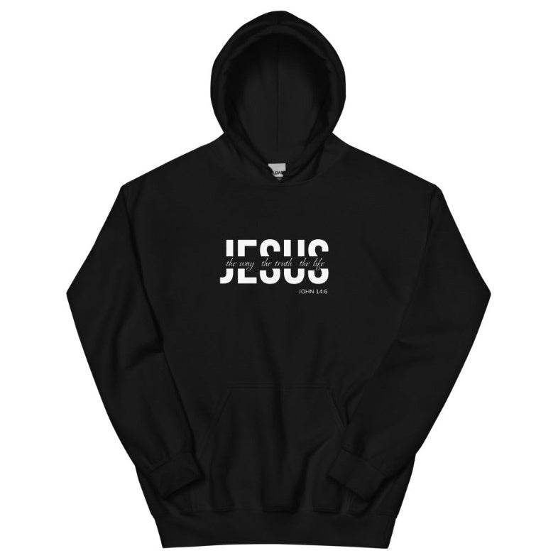 European And American Christian Jesus Mens Velvet Padded Hooded Sweatshirt - Mubimart
