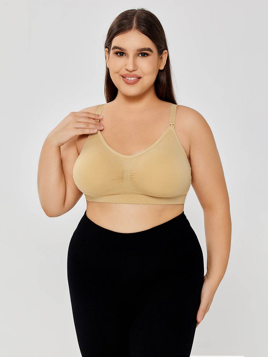 Comfortable Cotton Wirefree Bra - Mubimart