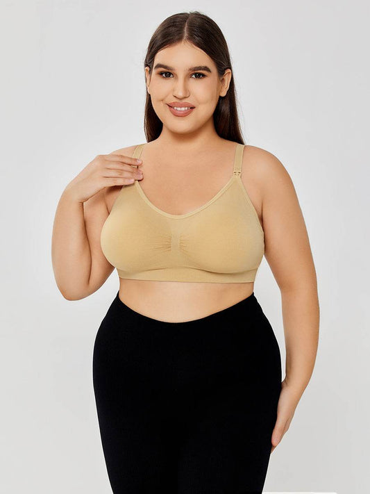 Comfortable Cotton Wirefree Bra - Mubimart