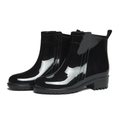 Water Shoes Women's Rain  Short Tube Rain Boots