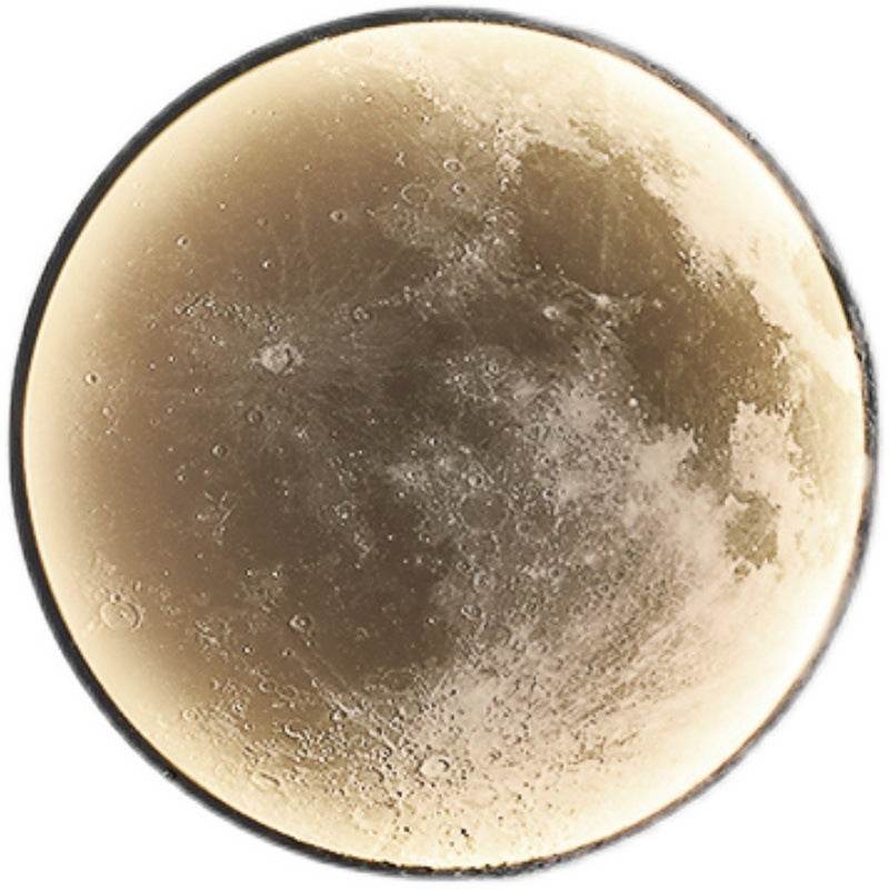 Moon Wall Lamp Modern Minimalist Creative Bedside Lamp - Mubimart