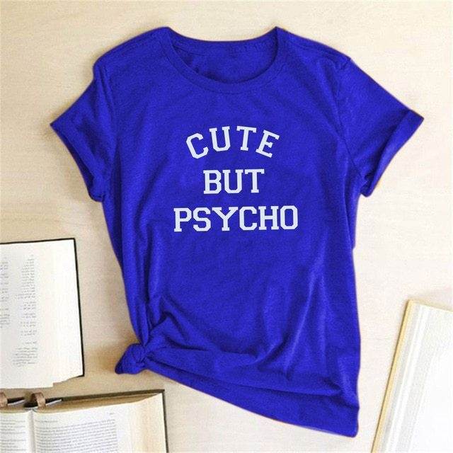 Gute But Psycho T-Shirt For Women - Mubimart