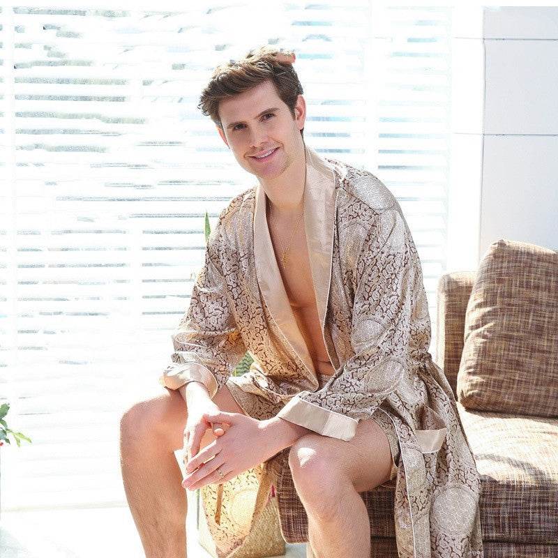Men's Loose And Comfortable Printed Pajamas Loungewear - Mubimart