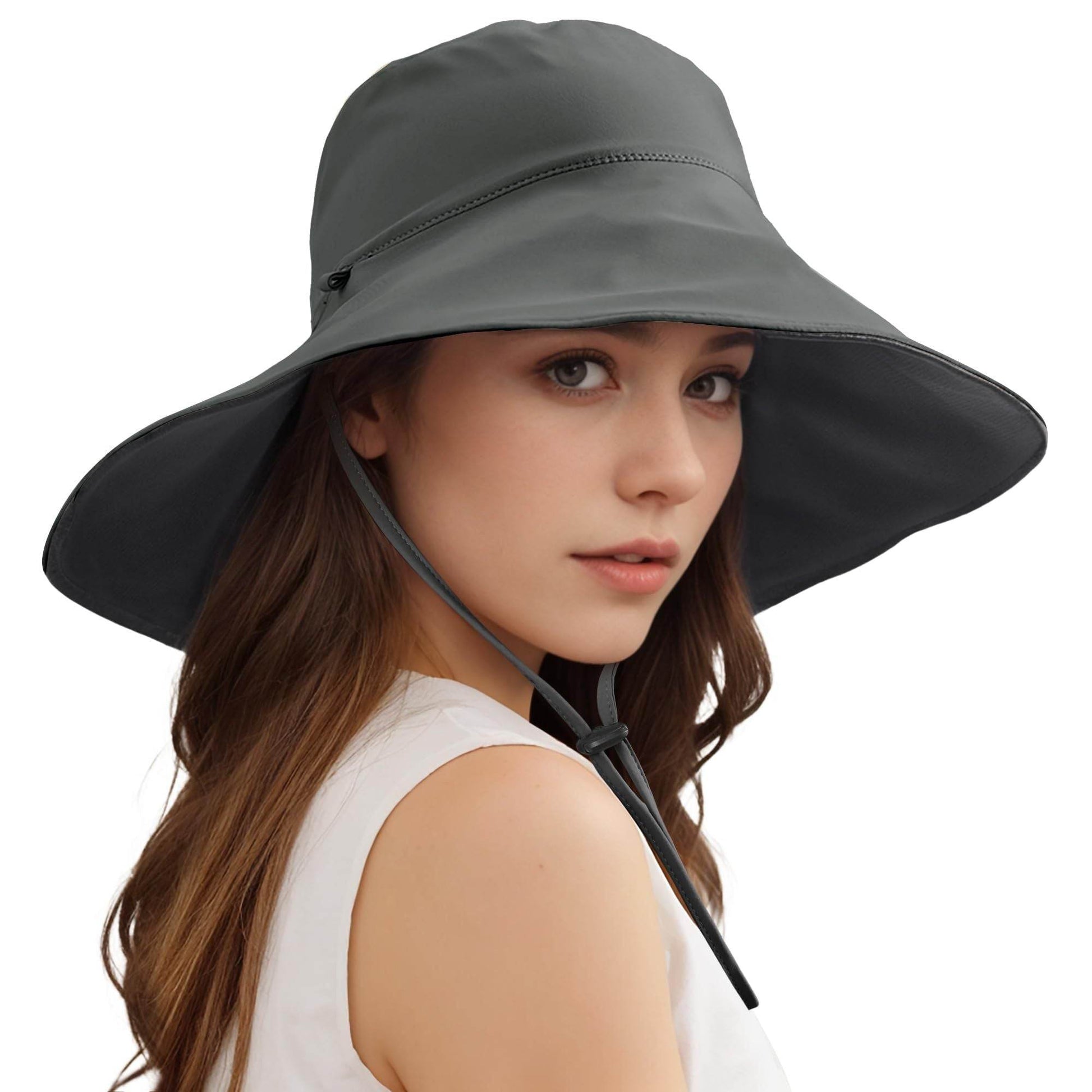 Wide Brim Sun Hats For Women Men, Double Sided Wearing Fishing Hats Cooling Bucket Hat For Beach Hiking Outdoor - Mubimart