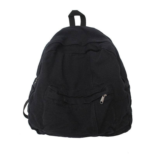 Canvas Backpack Schoolbag For Women - Mubimart