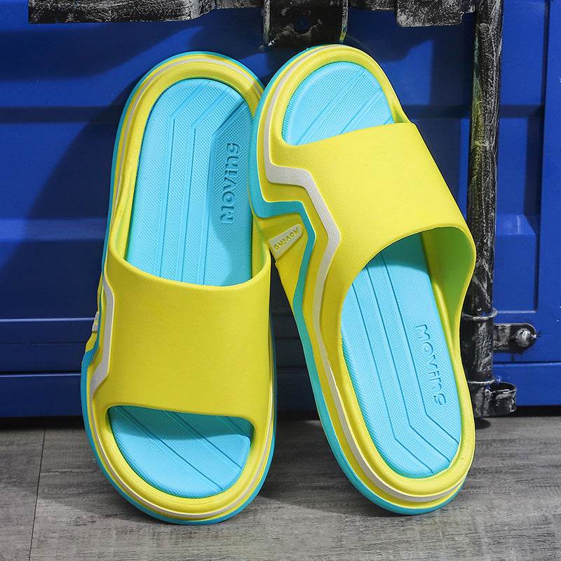 Outer Wear Home Non-slip Couple Bathroom Inside Bath Thick Bottom Sandal Mop - Mubimart