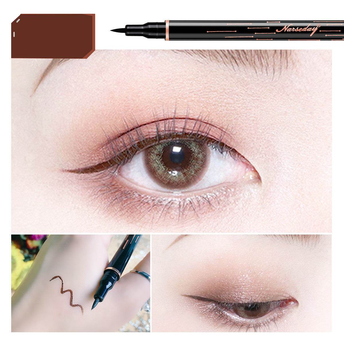 Color Eyeliner Pencil Does Not Smudge Waterproof Sweatproof Long-lasting Quick-drying - Mubimart
