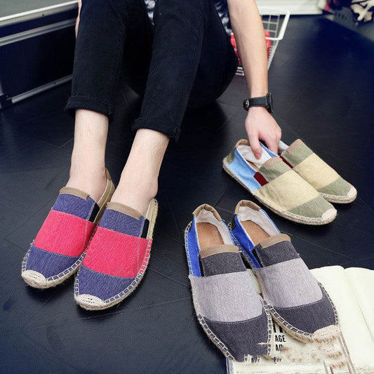 Fisherman's Handmade Espadrilles Linen Espadrilles - Mubimart