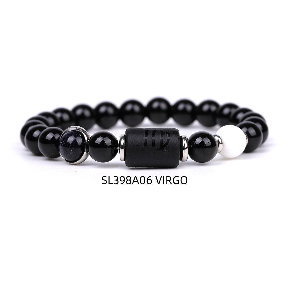 Fashion Twelve Constellations Bracelets Men - Mubimart