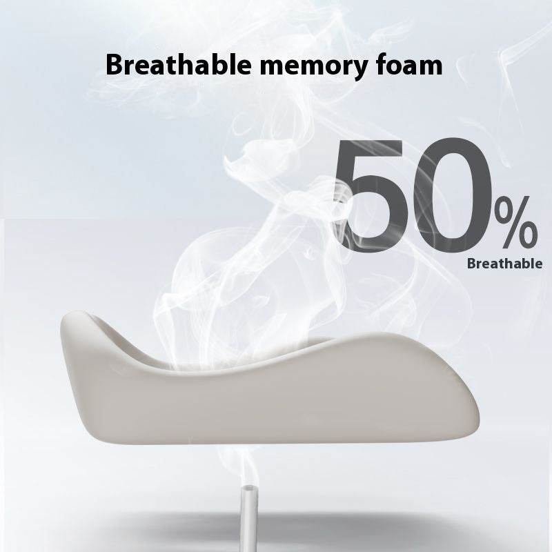 Cushion Office Chair Cushion Long-sitting Artifact Thickened Non-collapse Memory Foam Seat Cushion Ice Silk Breathable Men Seat Cushion - Mubimart