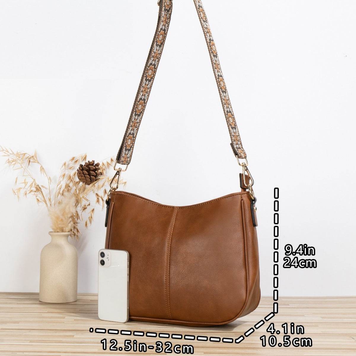 Crossbody Shoulder Bag Simple Fashion Women - Mubimart