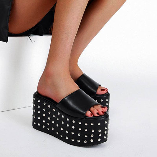 New Style Sponge Cake Platform Slipper Fish - Mubimart