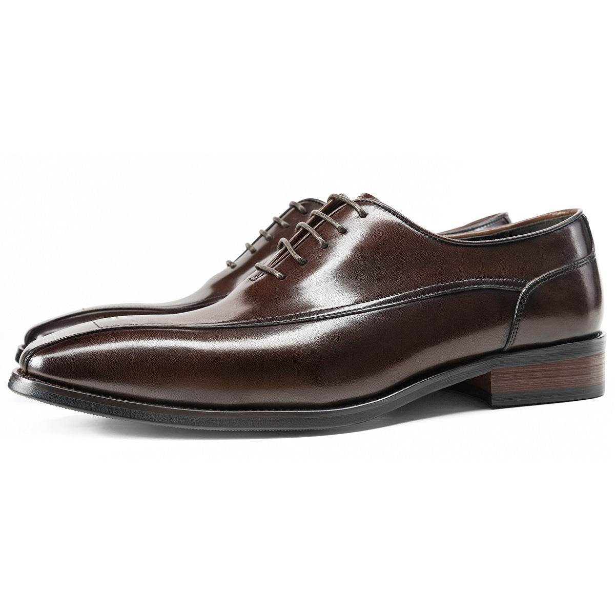Casual Oxford Leather Shoes Korean Leather Men's Shoes - Mubimart