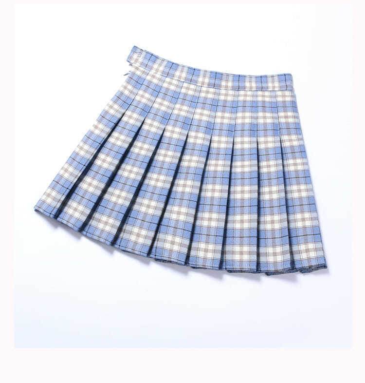 New Women's Plaid Pleated Skirt Skirt Women - Mubimart