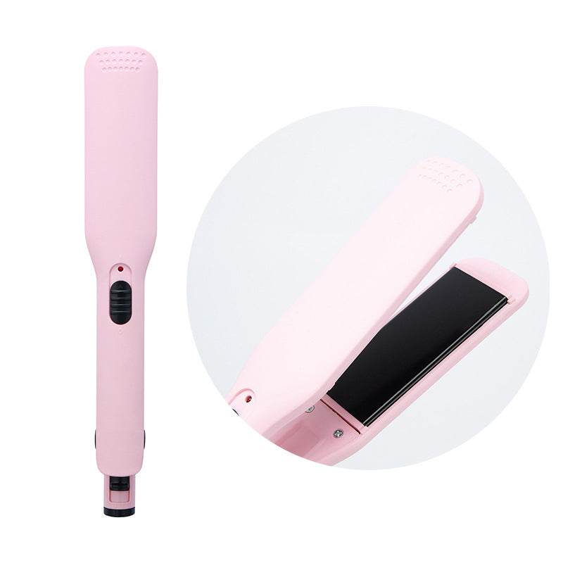 Hair Curler And Straightener Dual-use Electric Hair Straightener - Mubimart