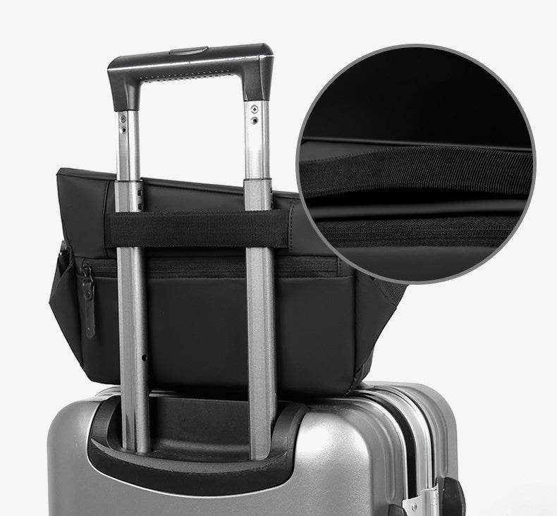 Functional Crossbody Bag Men Cool Motorcycle Sling Backpack Shoulder Chest Bag - Mubimart