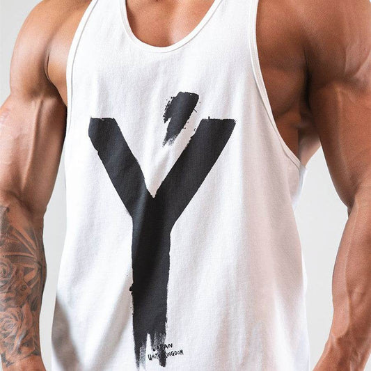 Cotton Sleeveless T-shirt Brother Sports Undershirt Tide - Mubimart